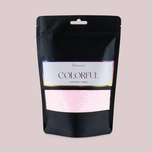 Powdered Candle Refill Kit – Unscented Baby Pink, 330g