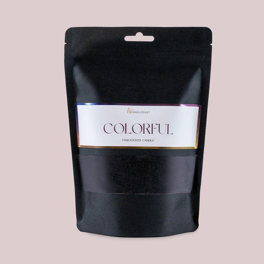 Powdered Candle Refill Kit – Unscented Black, 330g