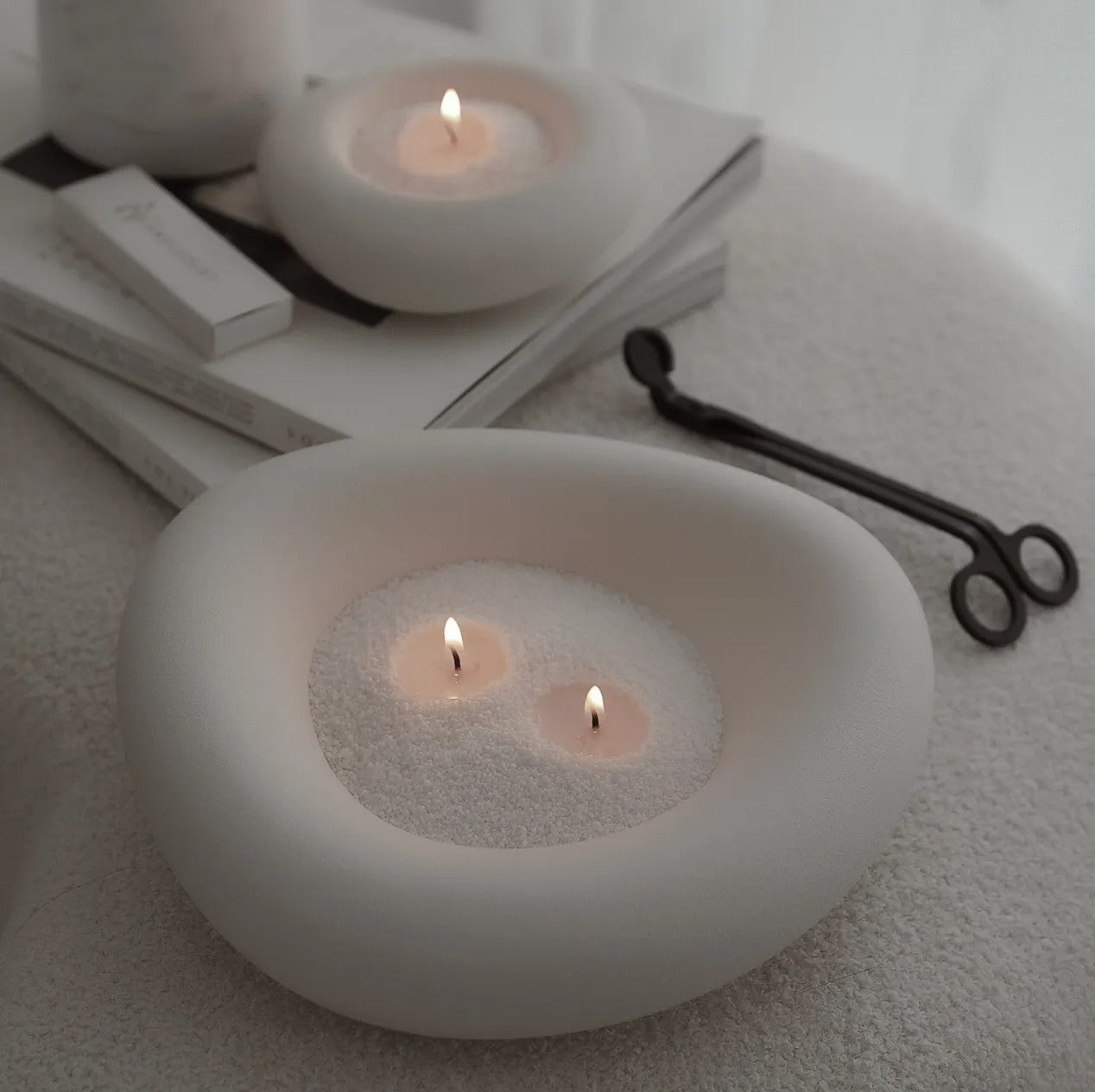 Powdered Candle Refill Kit – Unscented Silver, 330g