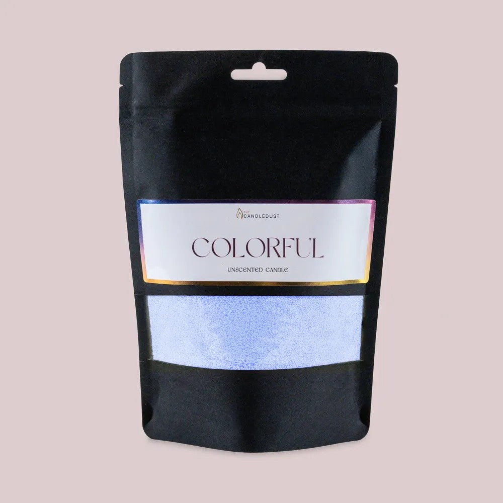 Powdered Candle Refill Kit – Unscented Sky Blue, 330g